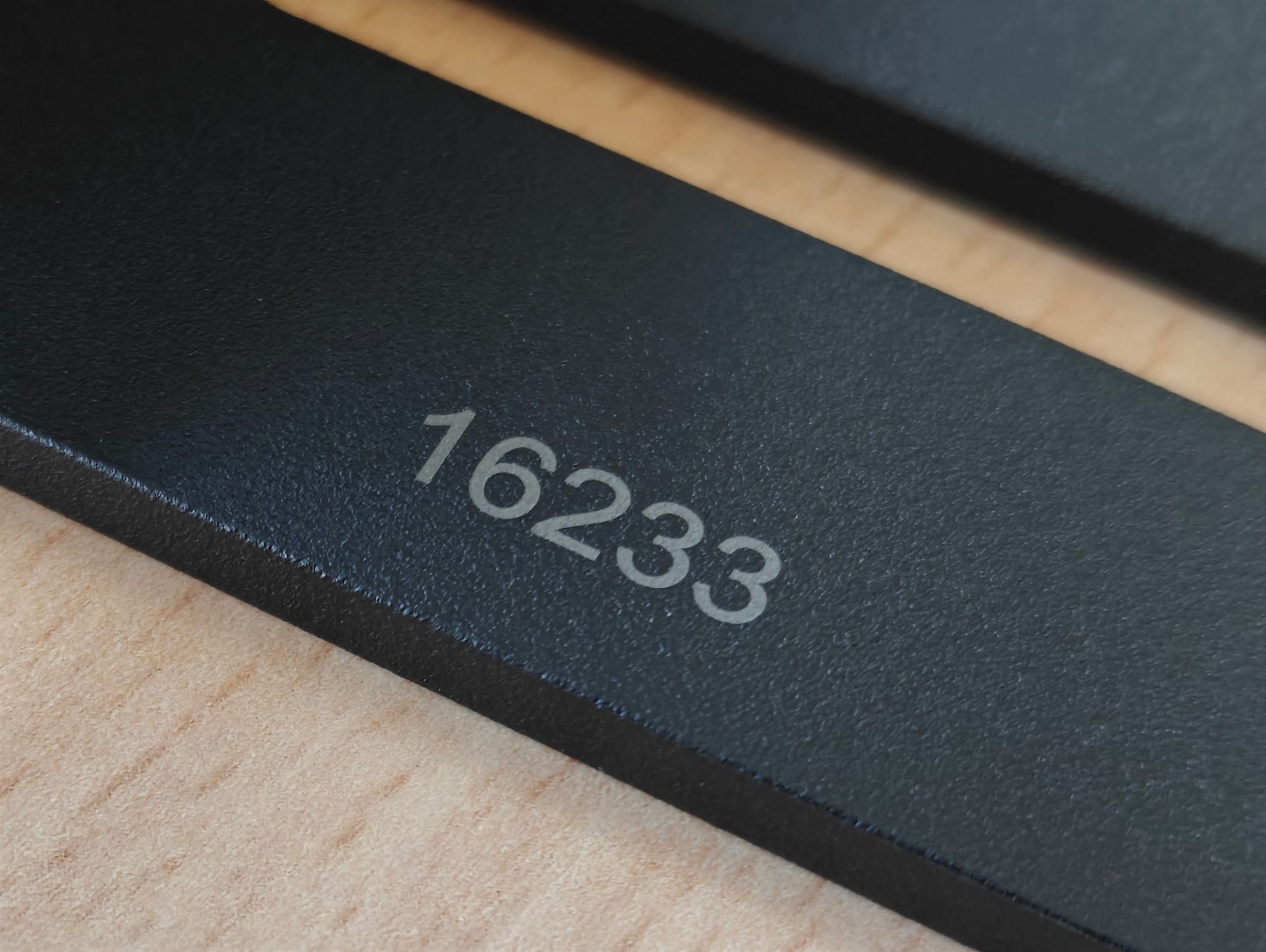 Laserbeschriftung auf Pulverbeschichtung